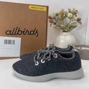 Allbirds Wool Runner Lace-up Sneakers Gray Athletic Low Top Women 7 Tried on